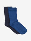 Minymo - Ankle Sock - Rib (2-Pack) - 870 Total Eclipse