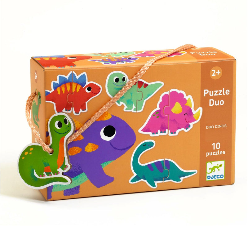 Djeco Puzzle Duo, Dinosaurer