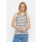 SRAdelynn Stripe Tank Top - GOTS - 230 Total eclipse stripe