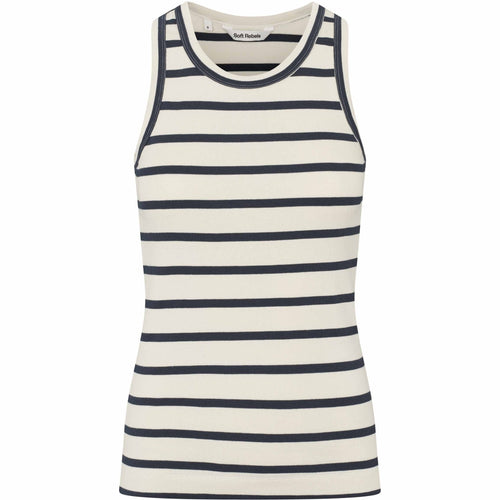 SRAdelynn Stripe Tank Top – GOTS – 230 Total Eclipse Stripe