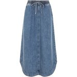 SRKeira Skirt - 030 Dark Blue Denim