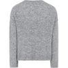 SRAllison V-neck Knit - Medium Grey Melange