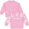 Olsen kids believe sweatshirt 1522038900