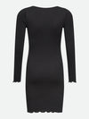 Cotton dress - Black