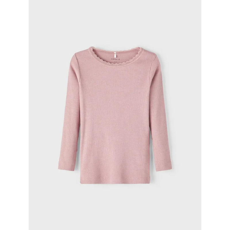 NMFKAB LS TOP NOOS -Deauville Mauve MELANGE