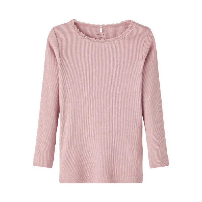 NMFKAB LS TOP NOOS -Deauville Mauve MELANGE