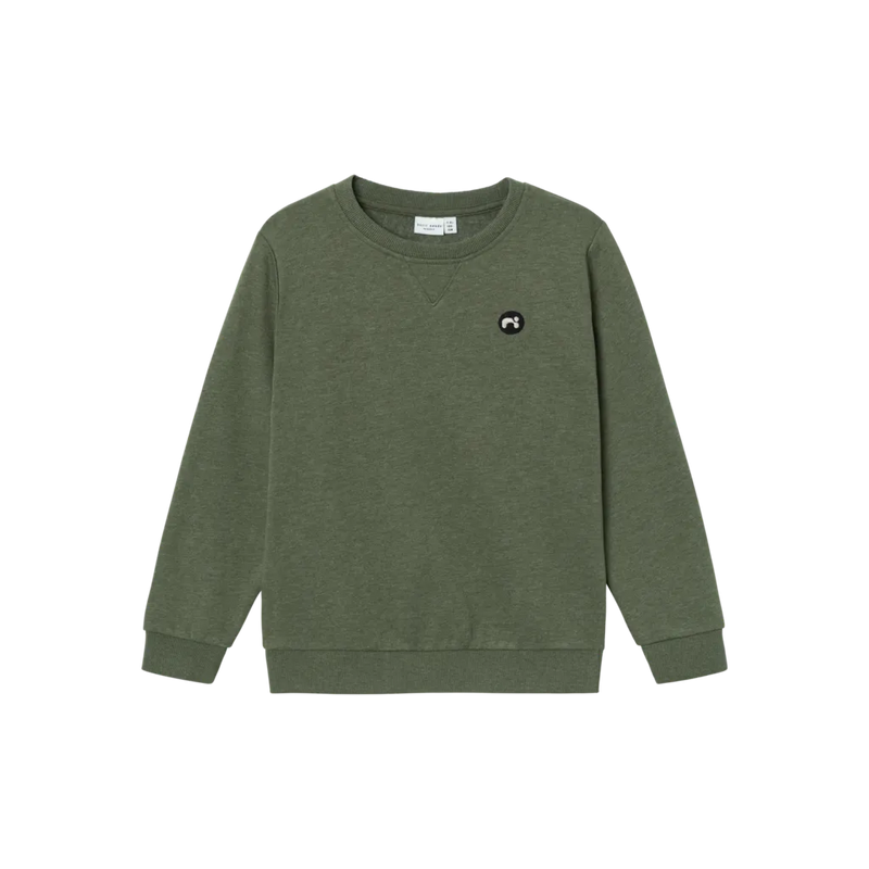 NKMVIMO LS SWEAT BRU NOOS -Rifle Green