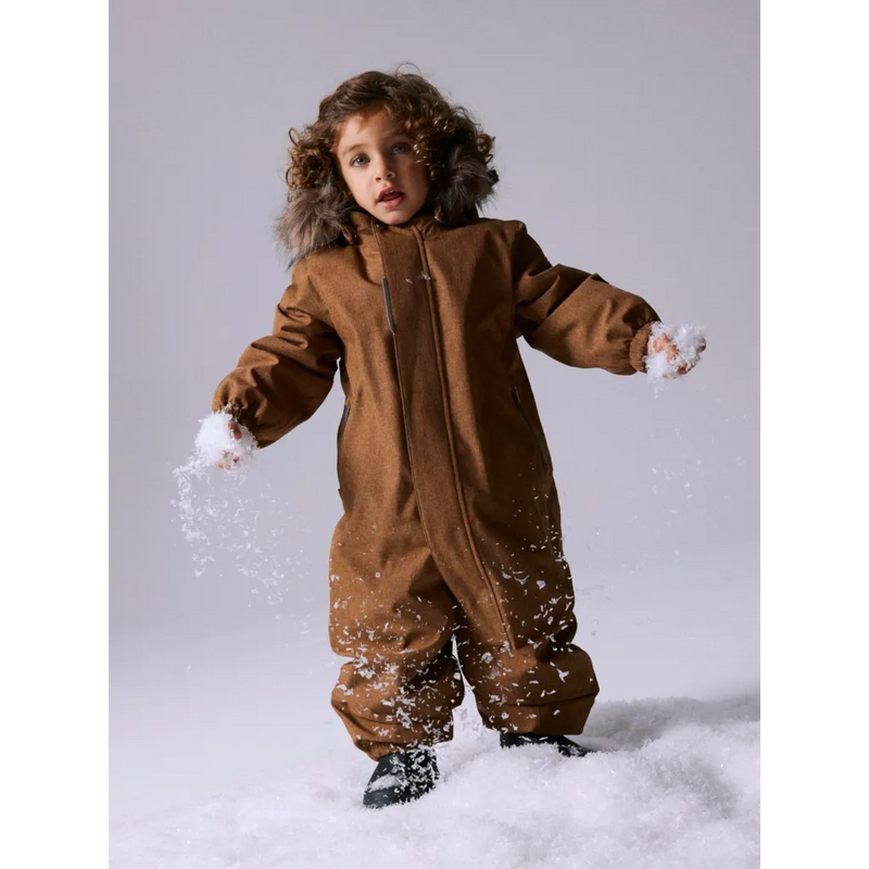 NMMSNOW10 SUIT MELANGE FO -Brown Sugar