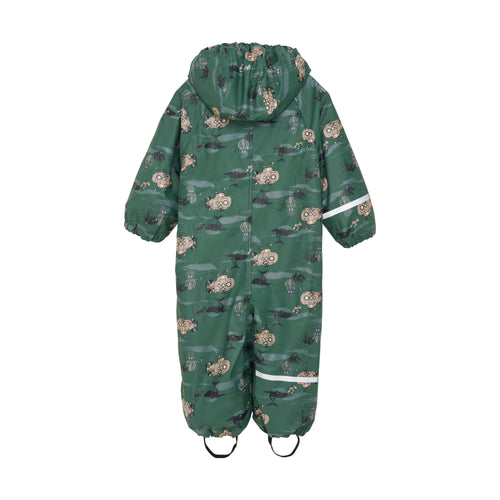 Rainwear Suit - AOP, w. fleece - Smoke Pine