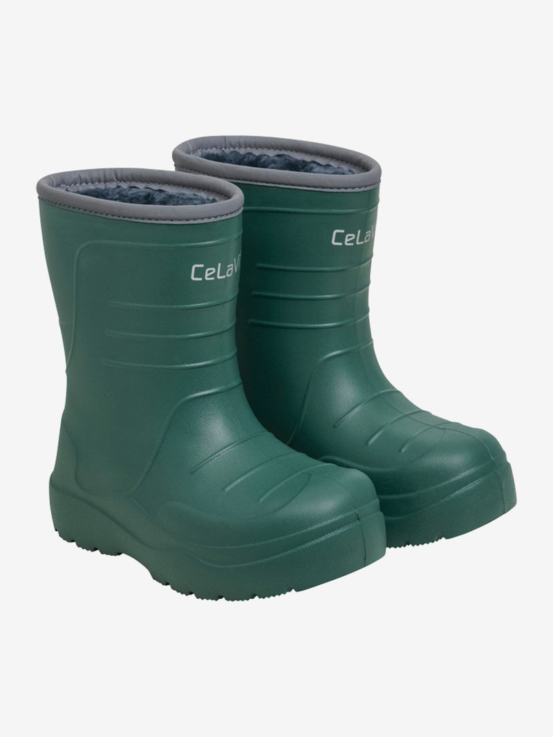 Thermal Wellies - Embossed - Smoke Pine