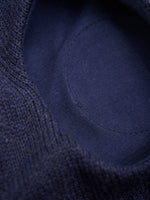 Balaclava - Knitted - Navy Melange