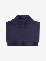 Neck Warmer - Knitted - Navy Melange