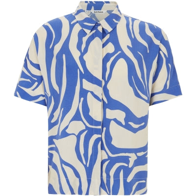 SRMio Freedom SS Shirt - 207 Two Tone Amparo Blue Print