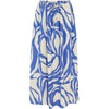 SRMio Midi Skirt - 207 Two Tone Amparo Blue Print