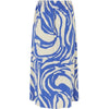 SRMio Midi Skirt - 207 Two Tone Amparo Blue Print