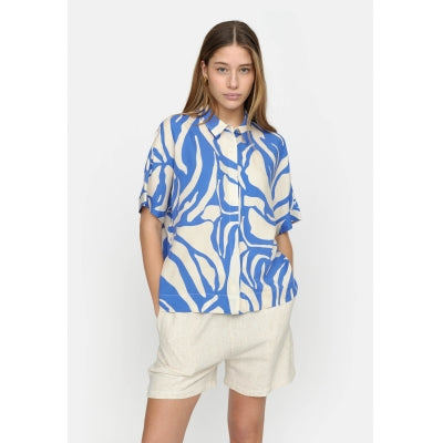 SRMio Freedom SS-Shirt – 207 Two Tone Amparo Blue Print