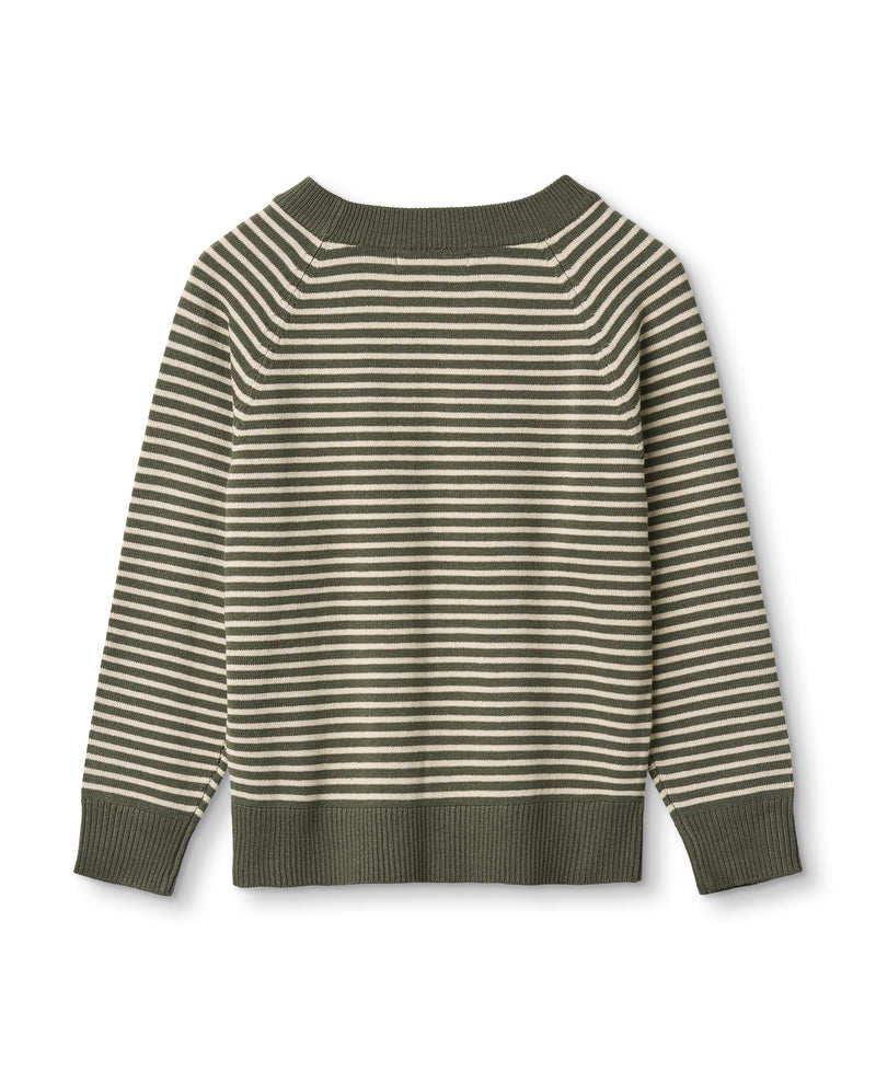 FAVO LS PULLOVER - BEETLE STRIPE