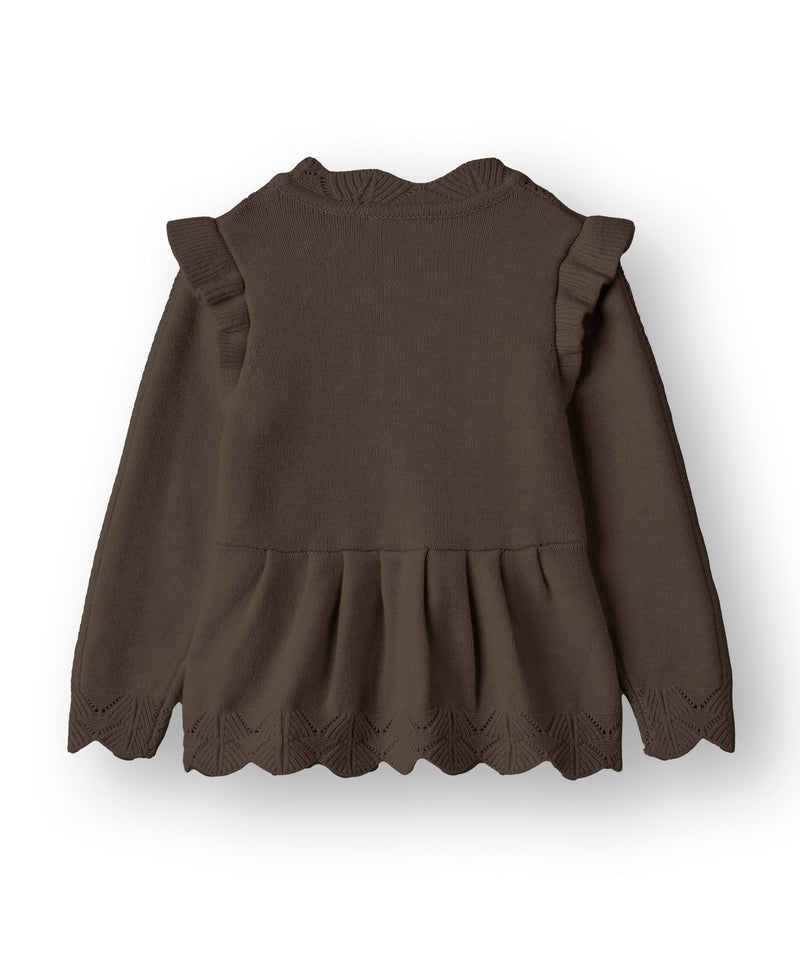 ALILLY PEPLUM PULLOVER - CARAFE