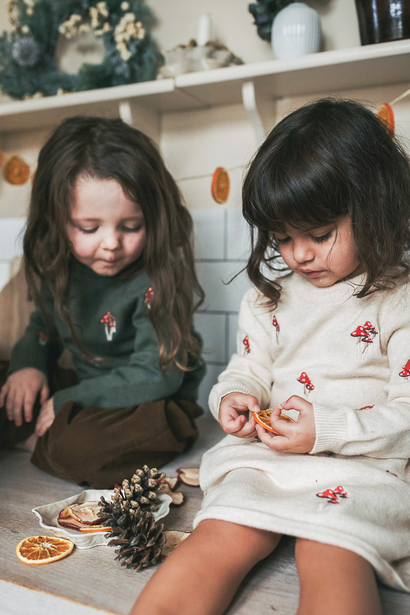 BENNA MUSHROOM DRESS - SANDSHELL