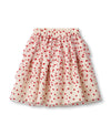 TULLE HEART SKIRT - SANDSHELL/ POMPEIAN RED