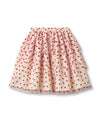 TULLE HEART SKIRT - SANDSHELL/ POMPEIAN RED