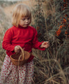 ABBY BLOUSE - POMPEIAN RED