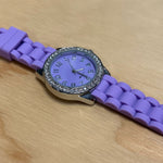 Watch Silicone Strap w/ Stones