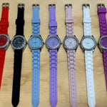 Watch Silicone Strap w/ Stones