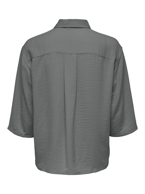 JDYDIVYA 3/4 LOOSE SHIRT WVN NOOS - Steel Gray