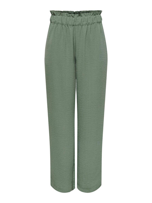 JDYDIVYA HW WIDE PANTS WVN NOOS - Sea Spray