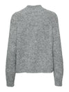 JDYZOEY LIFE L/S HN RAGLAN PUL KNT NOOS - Light Grey Melange