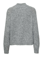 JDYZOEY LIFE L/S HN RAGLAN PUL KNT NOOS - Light Grey Melange