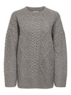 JDYSILJA L/S LONG CABLE PULLOV. KNT NOOS