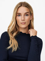 JDYFRANSISKA L/S HIGHNECK TOP JRS NOOS