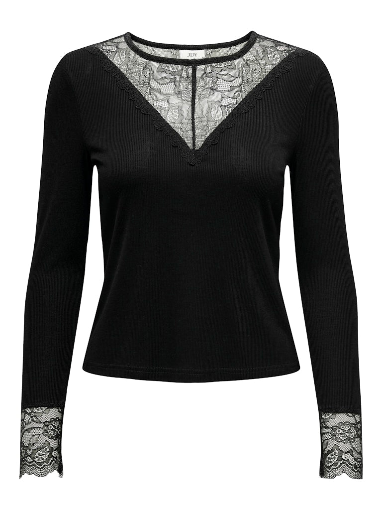 JDYROXY L/S LACE TOP JRS NOOS