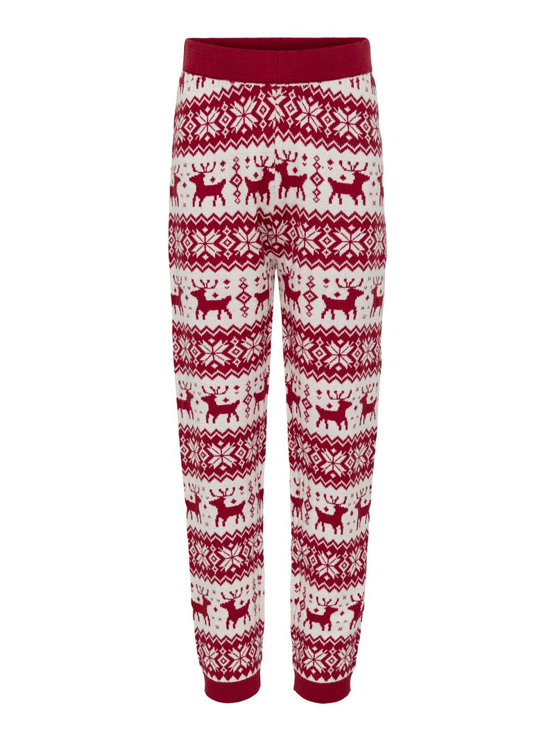 KOGXMAS COMFY SNOWFLAKE PANT KNT