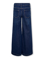 KOGCOMET WIDE LEG - Dark blue denim