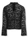 KOGMILLY L/S FLARED SLEEVE LACE TOP JRS