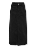 KOGVIOLA LONG SLIT CORD SKIRT PNT