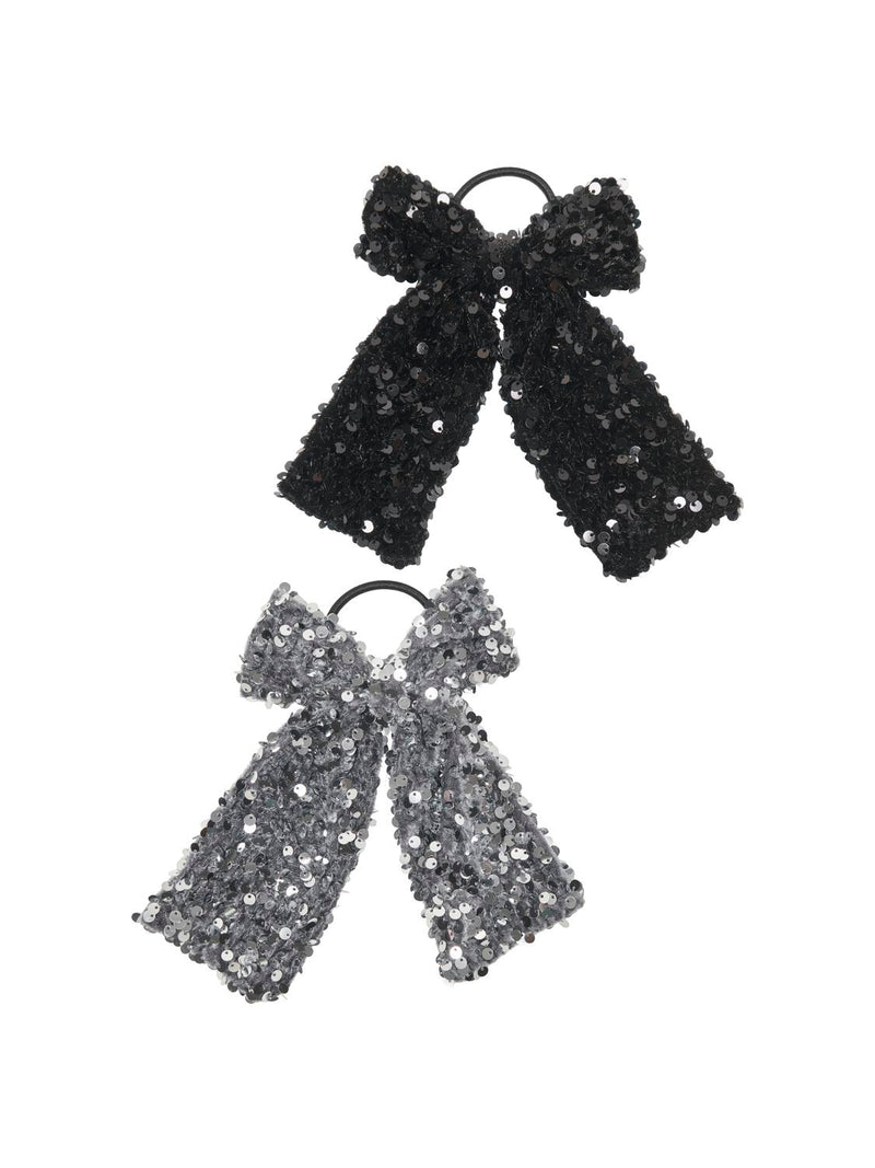 KOGSHY GLITTER BOW 2-PACK ELASTICS ACC