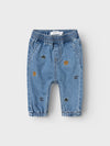 NBMBEN U-SHAPE R EMB JEANS 6621-BY O