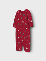 NBNVISMAS LS NIGHTSUIT - Jester Red Christmas Elements - PRE-ORDER