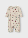 NBNVISMAS LS NIGHTSUIT - Whitecap Gray Christmas Elements