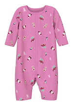 NBNVISMAS LS NIGHTSUIT - Fuchsia Pink Christmas Elements