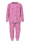 NMNVISMAS LS NIGHTSET - Fuchsia Pink Christmas Elements