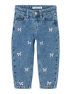 NMFBELLA MOM EMB JEANS 3285-BE NOOS