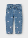 NMFBELLA MOM EMB JEANS 3285-BE NOOS