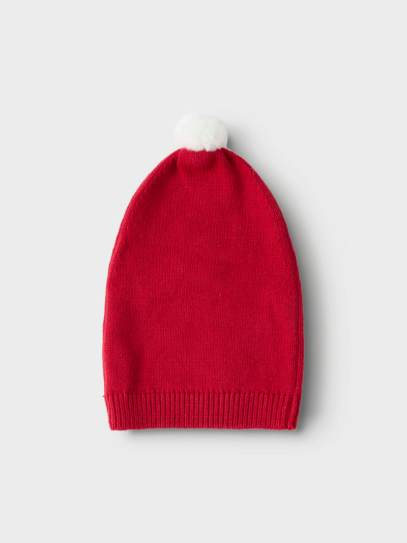 NBNRIXMASINE KNIT HAT - Jester Red