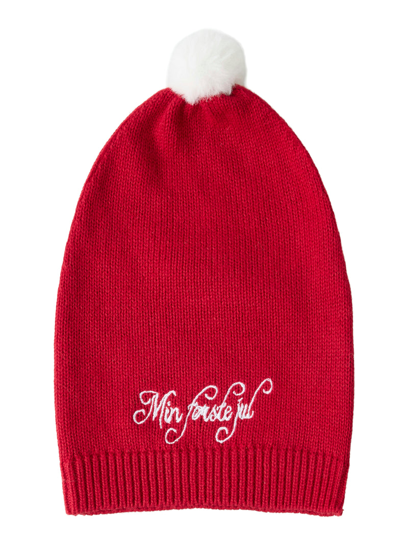 NBNRIXMASINE KNIT HAT - Jester Red