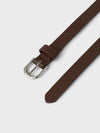 NLFLOUI THIN BELT - Black Coffee